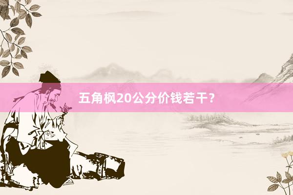 五角枫20公分价钱若干？
